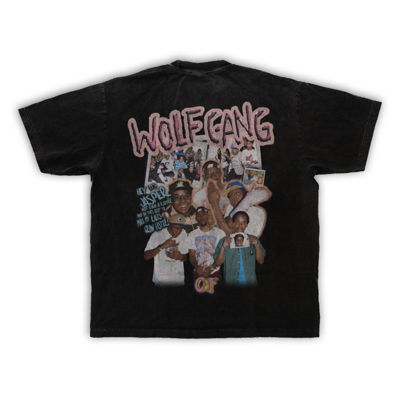 "OF WOLF GANG" ACID WASHED TEE
