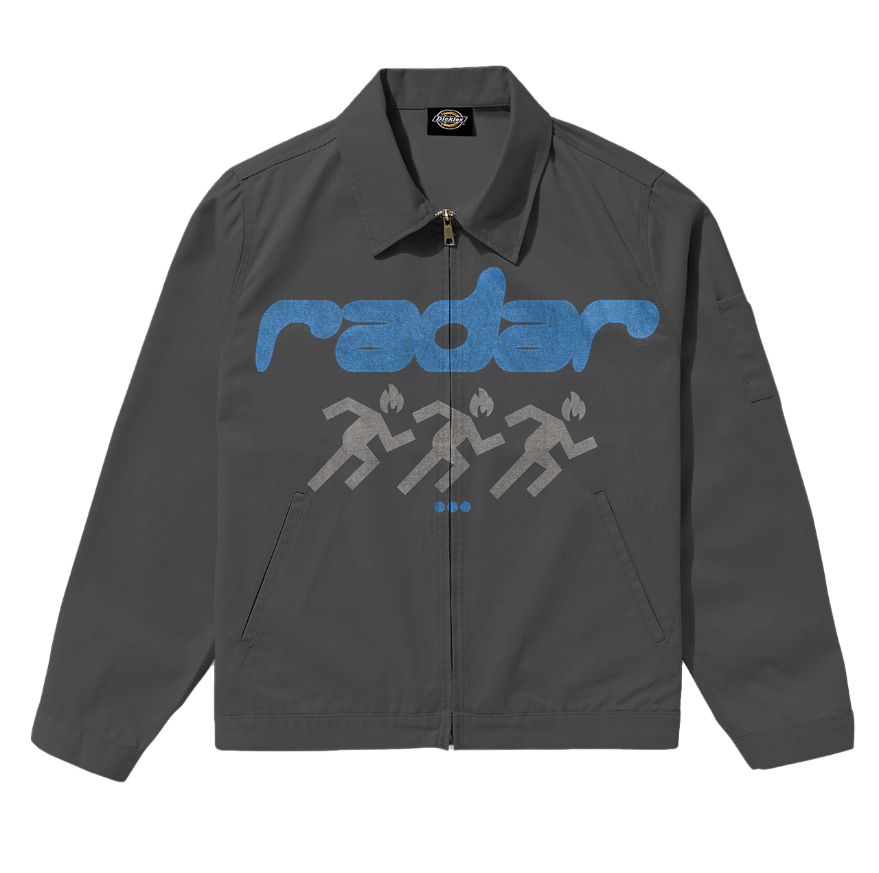 FLIGHT JACKET - BLUE/GREY