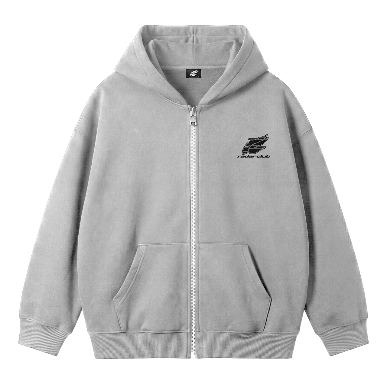 OFF GRID ZIP HOODIE - CONCRETE