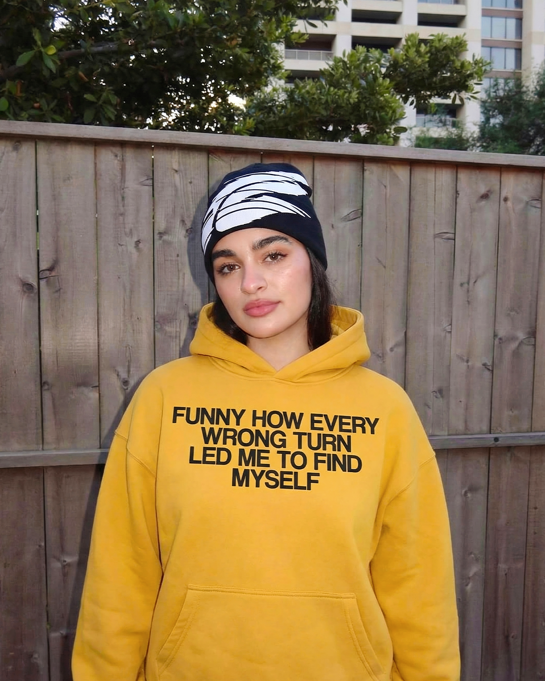 WRONG TURN HOODIE - CANARY