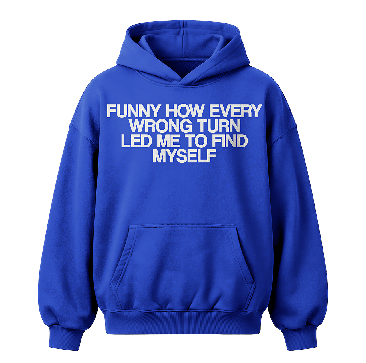 WRONG TURN HOODIE - AZURE