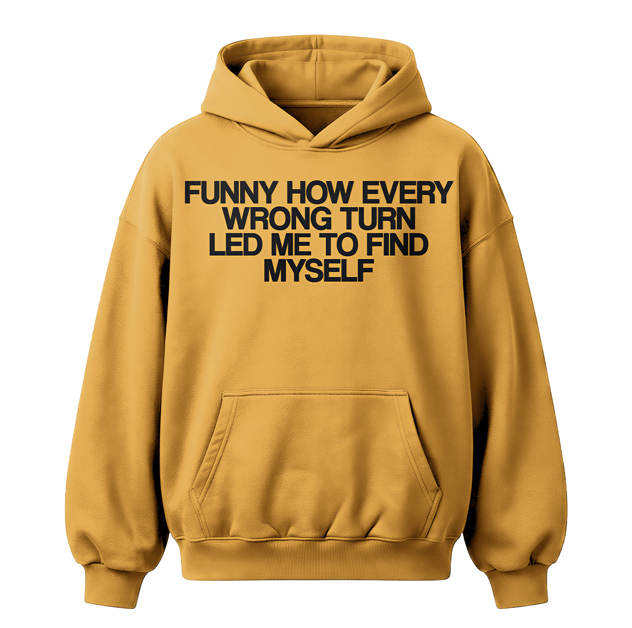 WRONG TURN HOODIE - CANARY