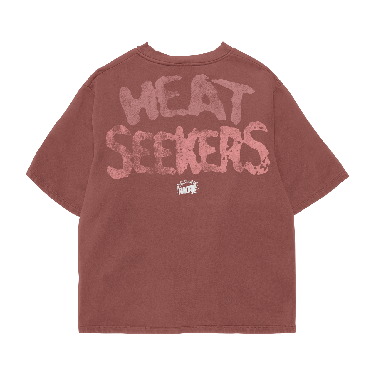 RETRO ROCKET TEE - RED/PINK