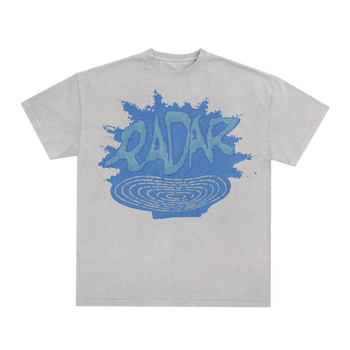 WARPED SIGNAL TEE - BLUE