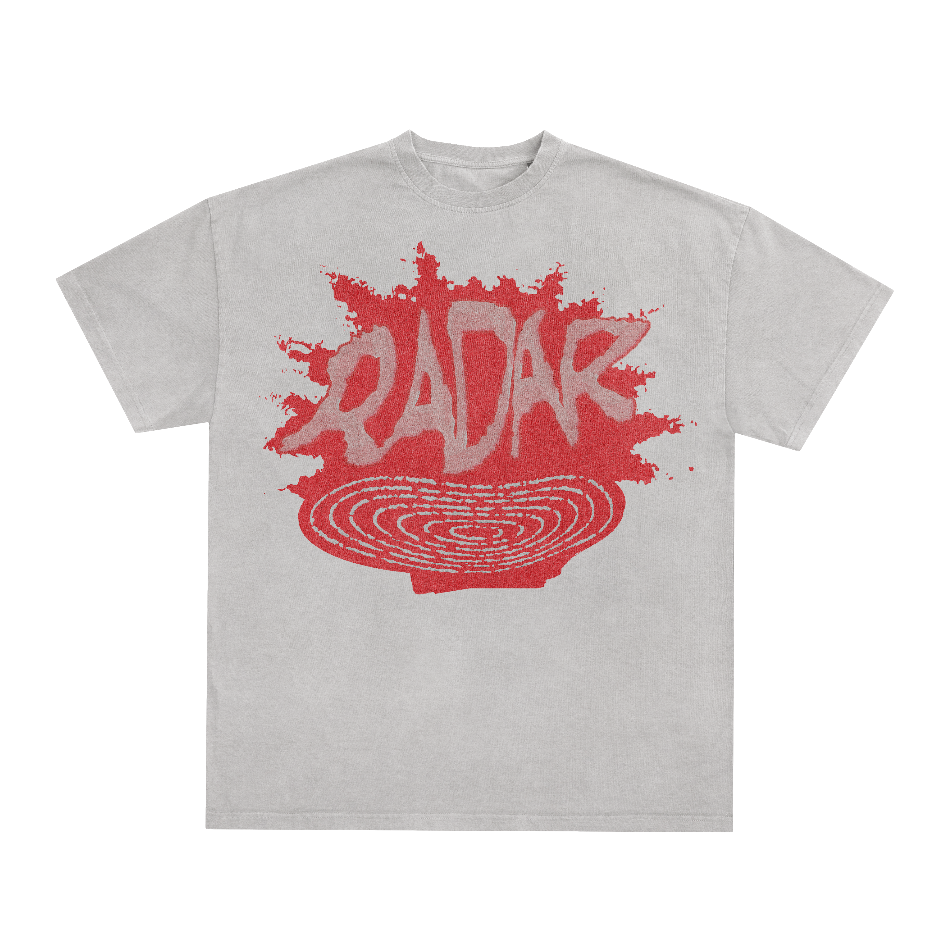 WARPED SIGNAL TEE - RED