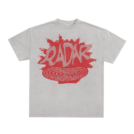 WARPED SIGNAL TEE - RED