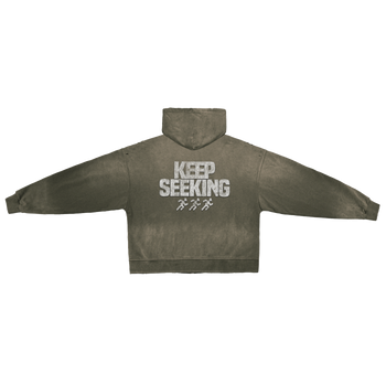 CLOTHING CLUB ESSENTIAL ZIP HOODIE - RED