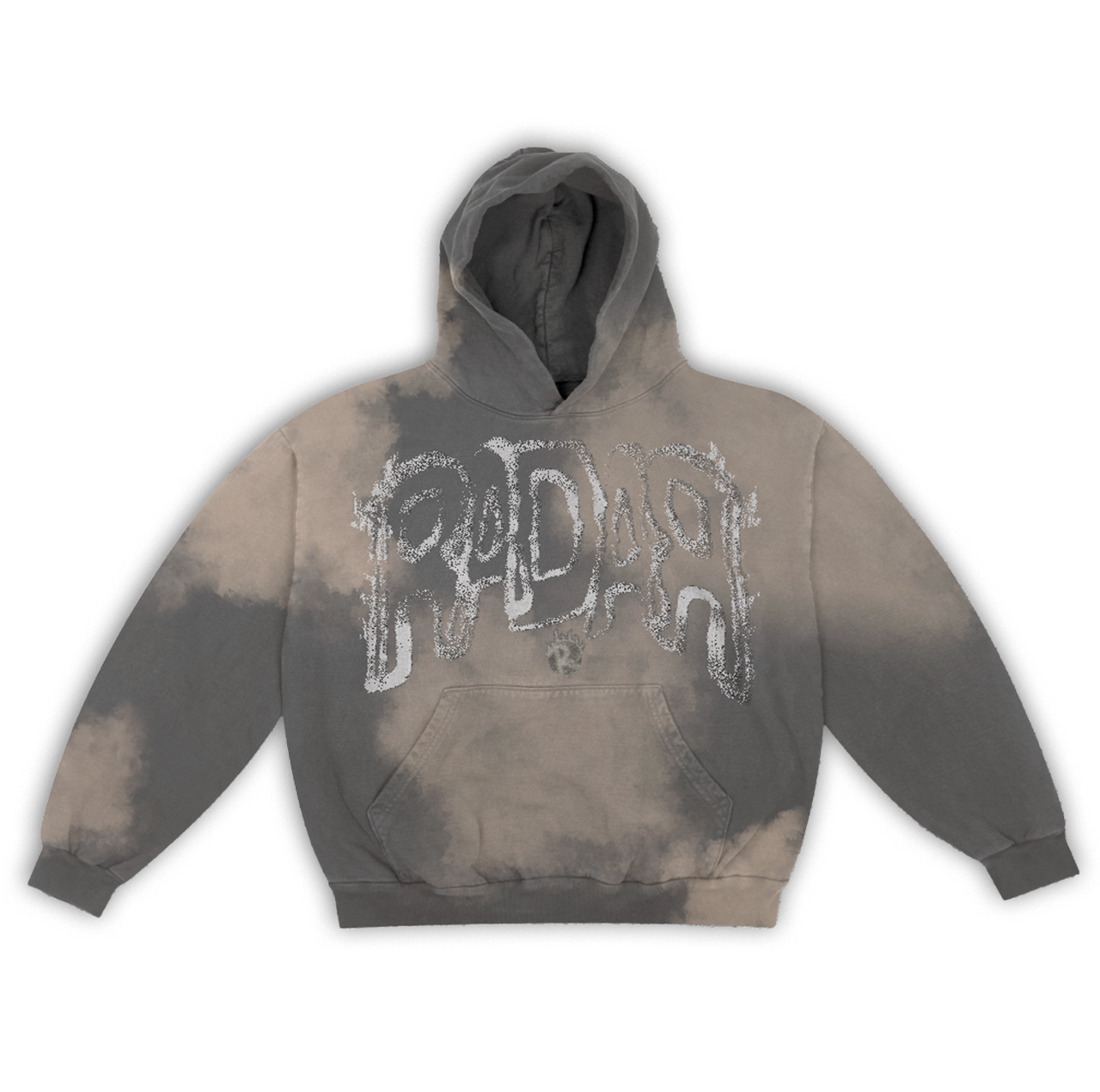 FRAYED ESSENTIAL HOODIE "ASH GREY"