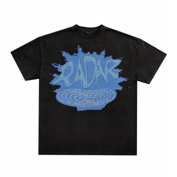 WARPED SIGNAL TEE - BLUE