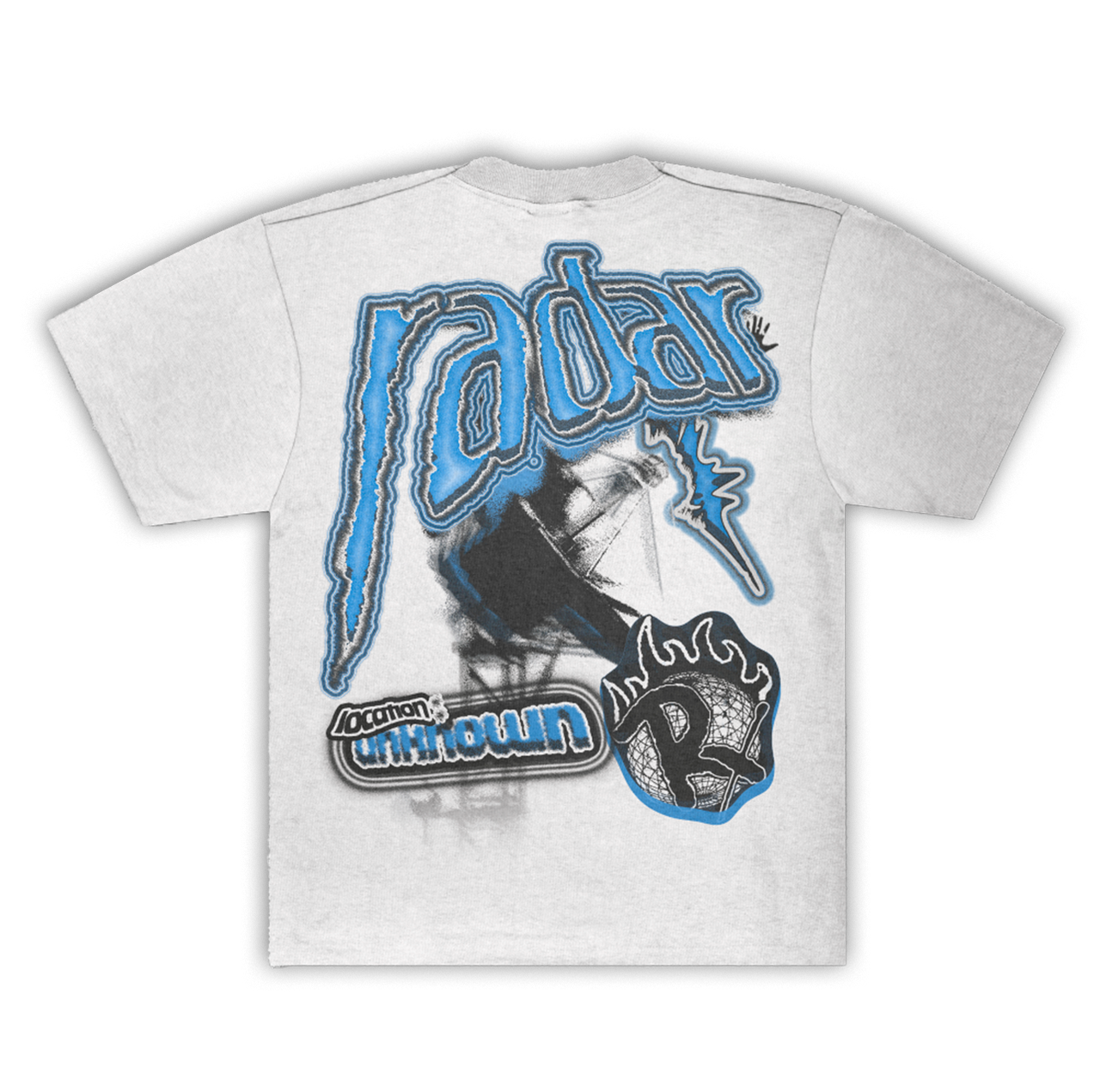 UNDER THE RADAR V2 TEE "BLUEPRINT"