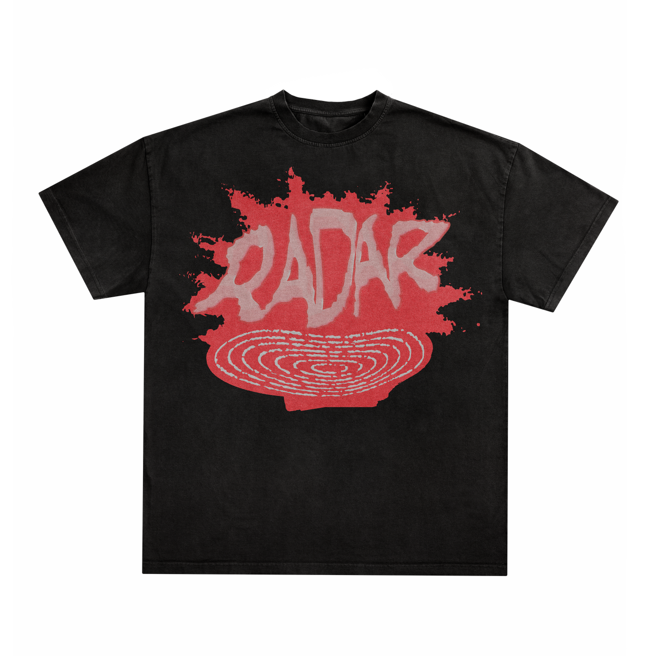 WARPED SIGNAL TEE - RED