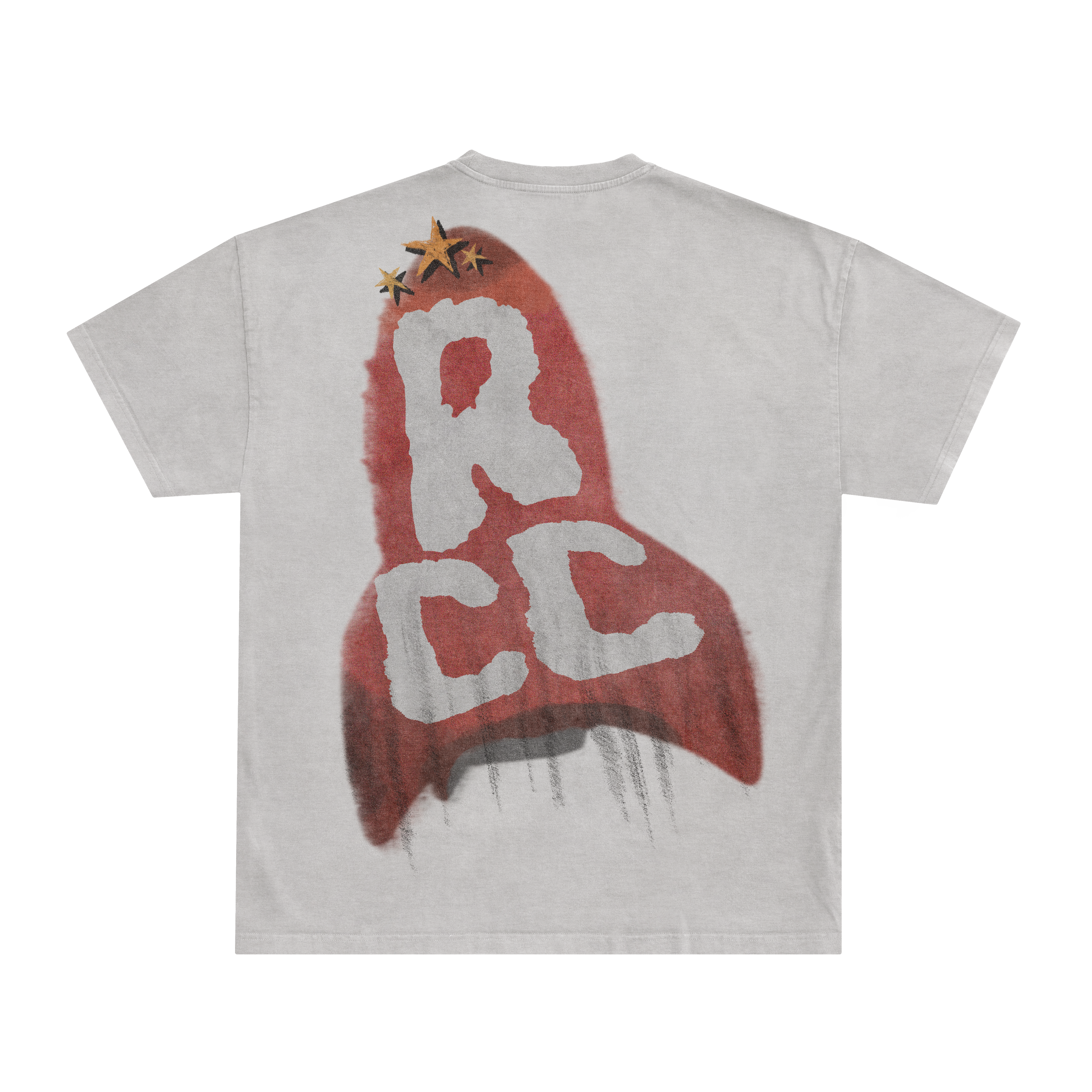 RADAR ROCKET SKETCH TEE - RED