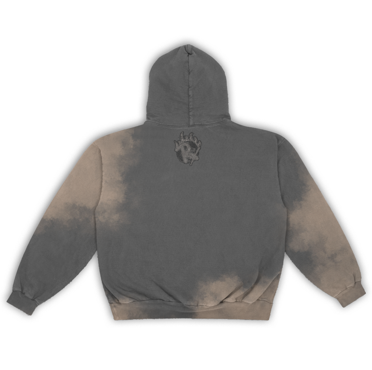 FRAYED ESSENTIAL HOODIE "ASH GREY"