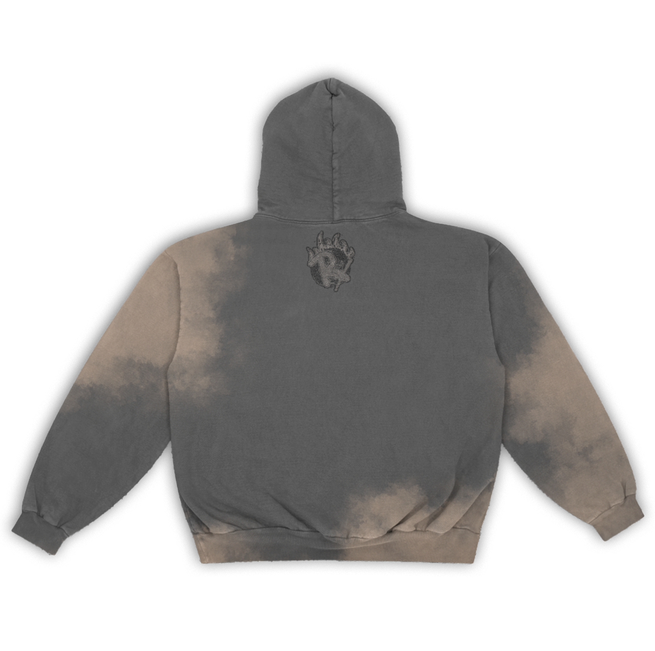 FRAYED ESSENTIAL HOODIE "ASH GREY"