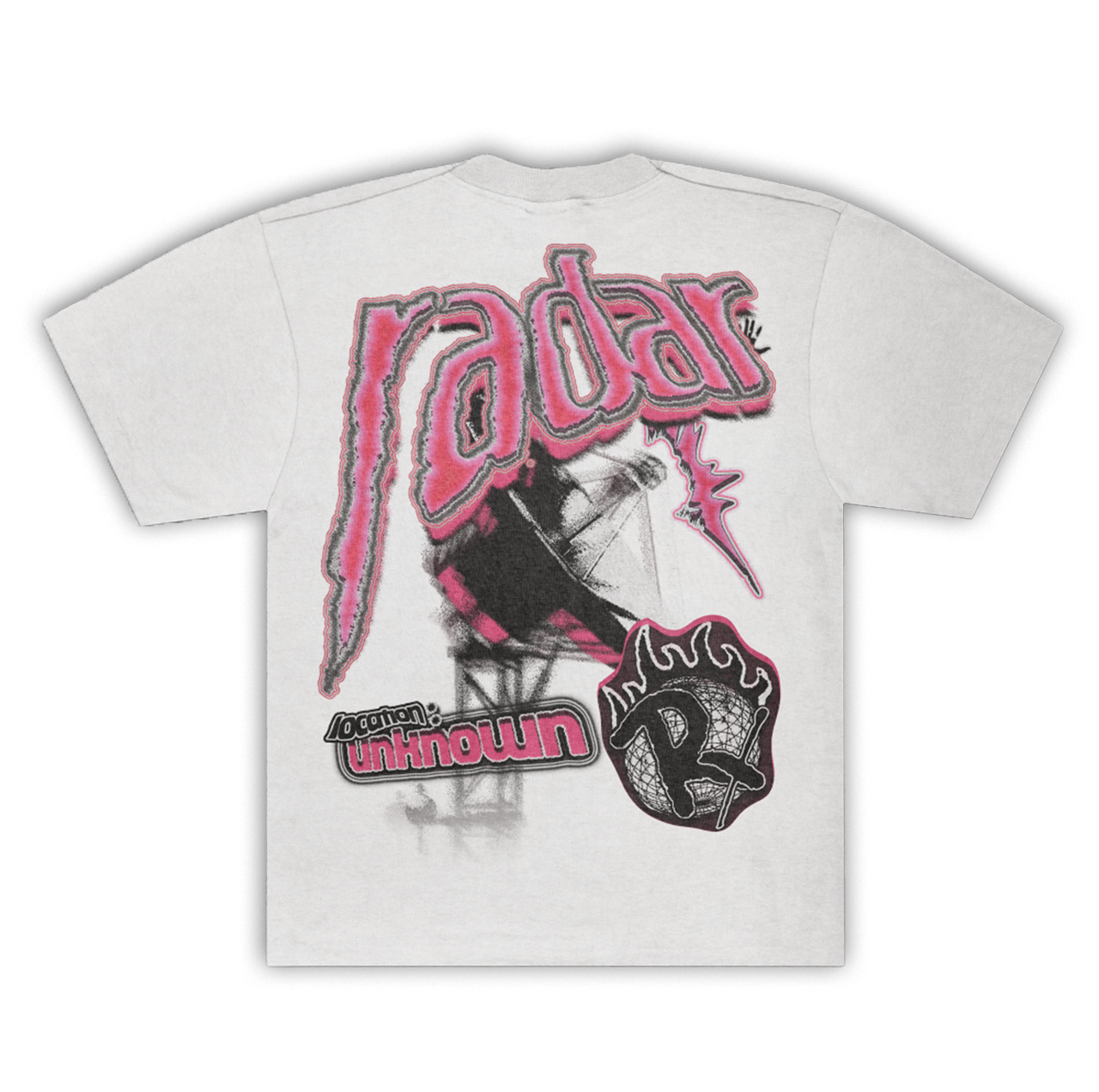 UNDER THE RADAR V2 TEE "FADED ROSE"