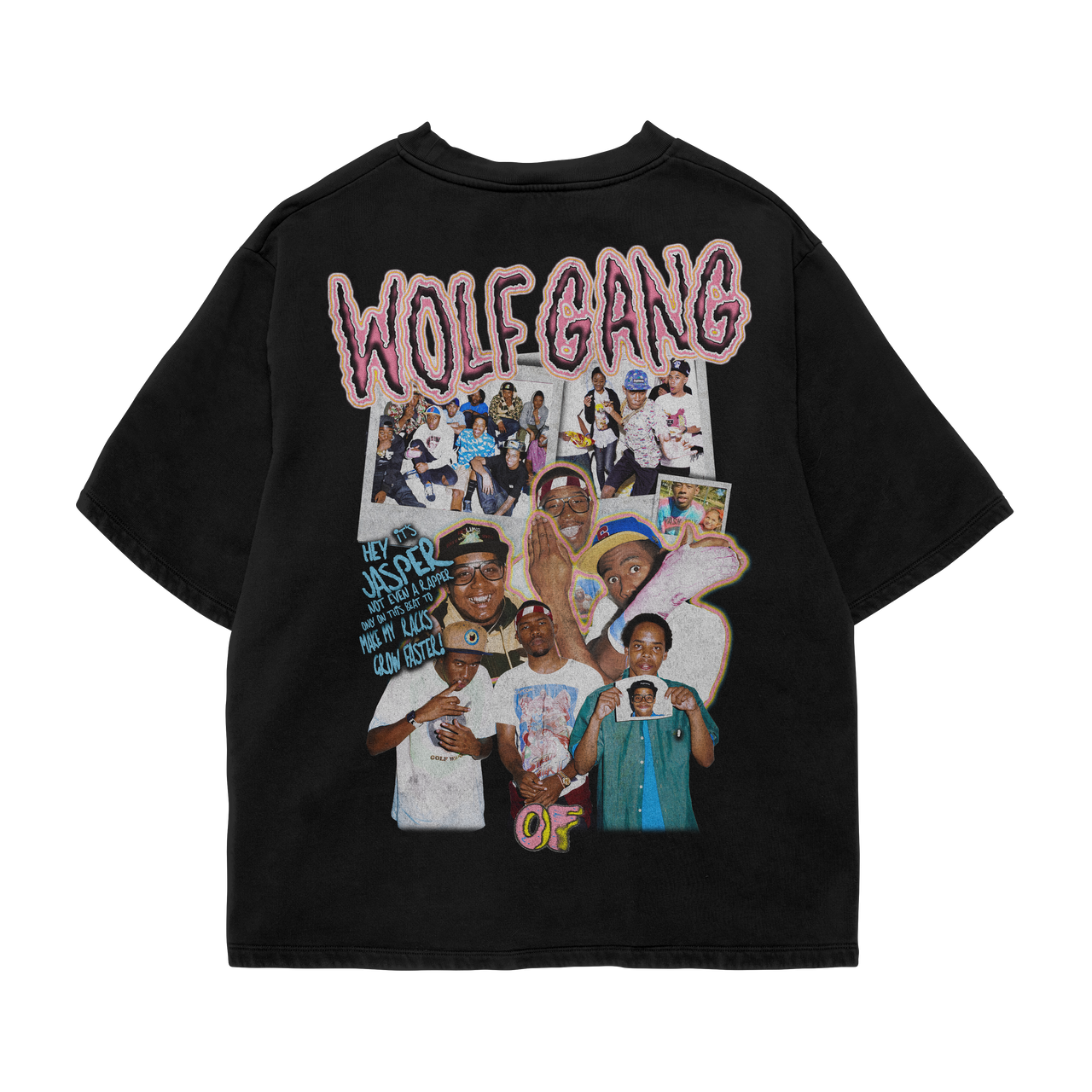 "OF WOLF GANG" THROWBACK TEE