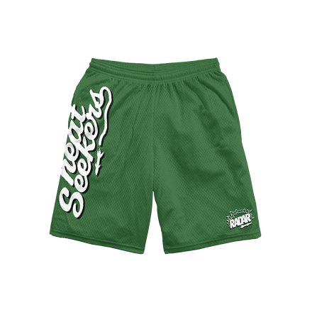 "HEAT SEEKER" MESH SHORTS - FOREST