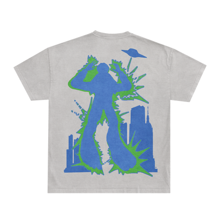 EXTRATERRESTRIAL WARPATH TEE - BLUE/GREEN