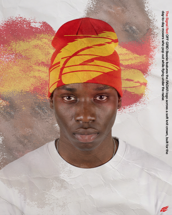 OFF GRID BEANIE - SIGNAL RED