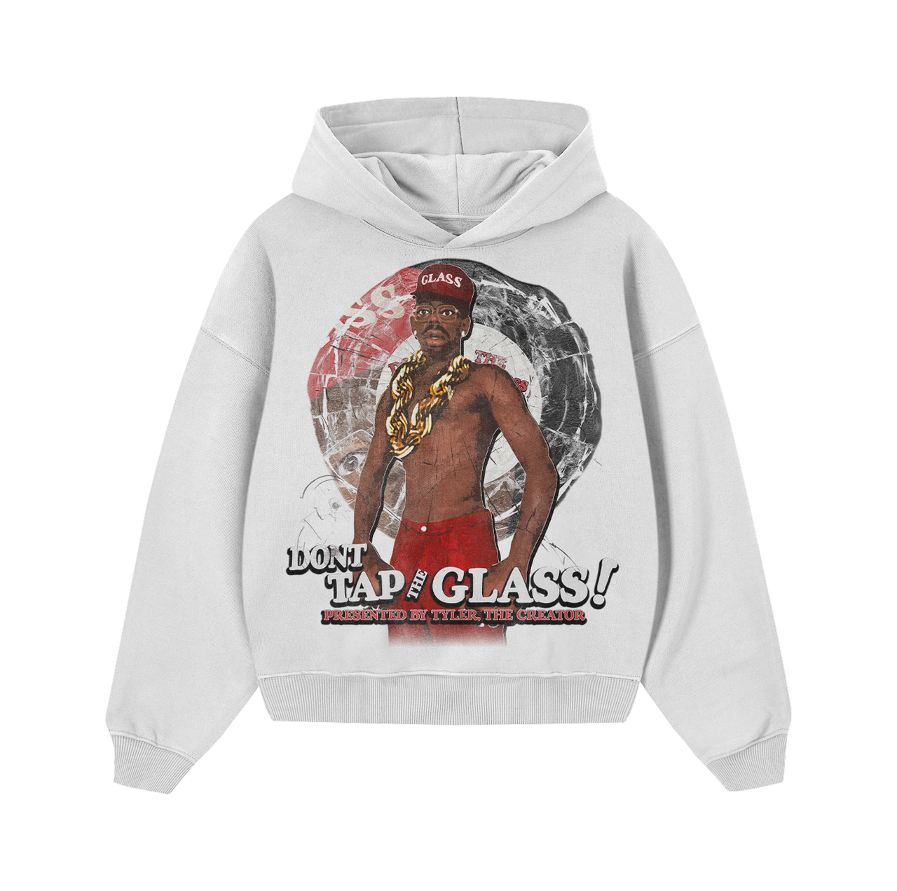 Tyler, The Creator ポップアップ GLASS Hoodie Tyler the Creator Don't Tap the Glass Hoodie New Album 2025 Shirt