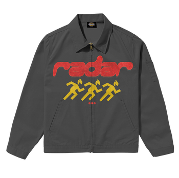 FLIGHT JACKET - RED/GOLD