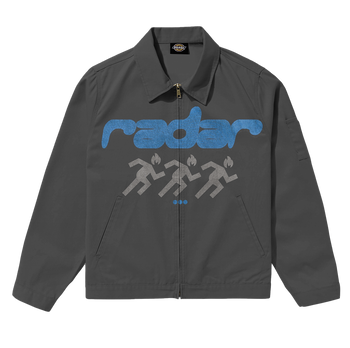 FLIGHT JACKET - BLUE/GREY