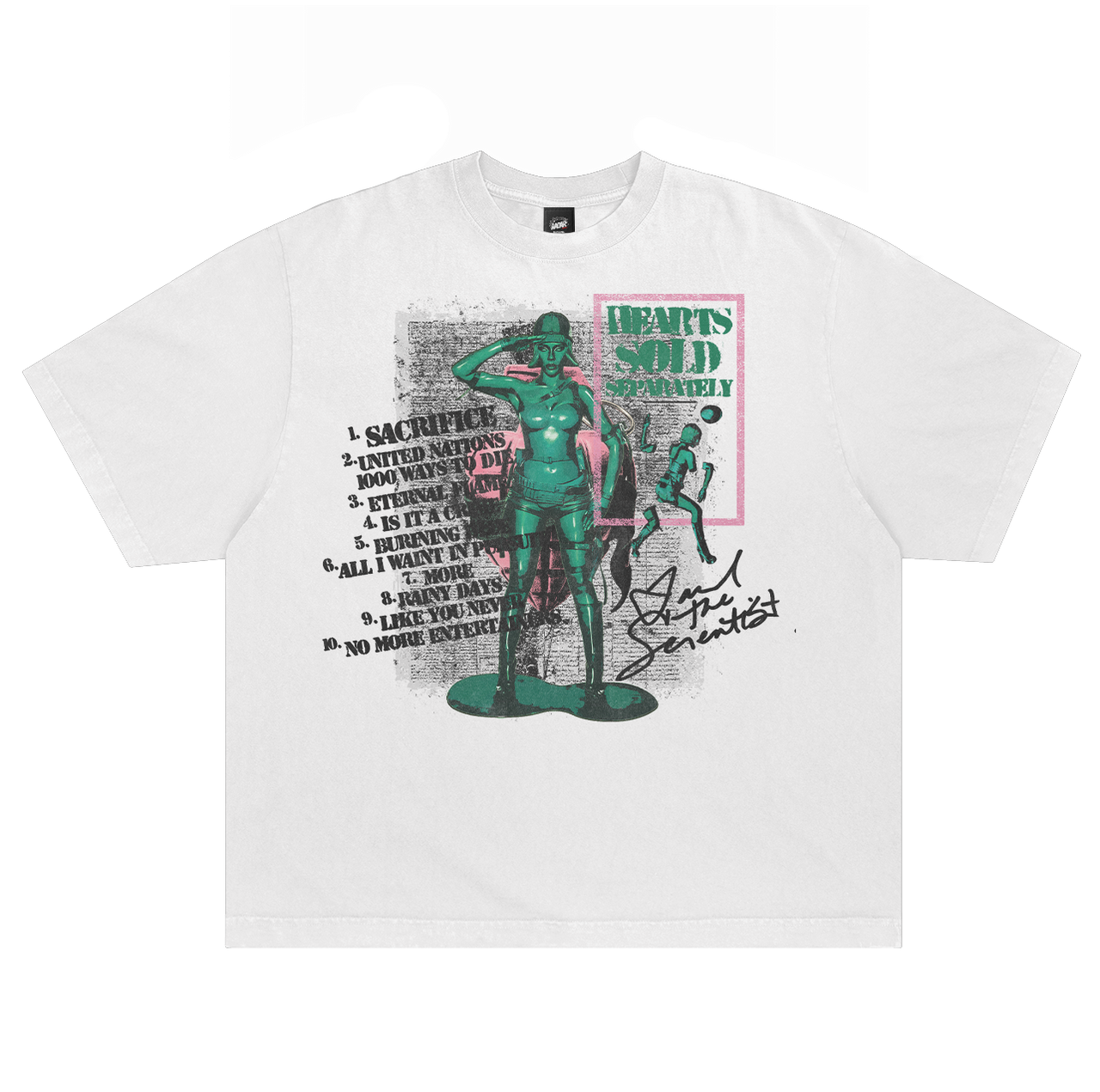 HEARTS SOLD SEPARATELY TEE