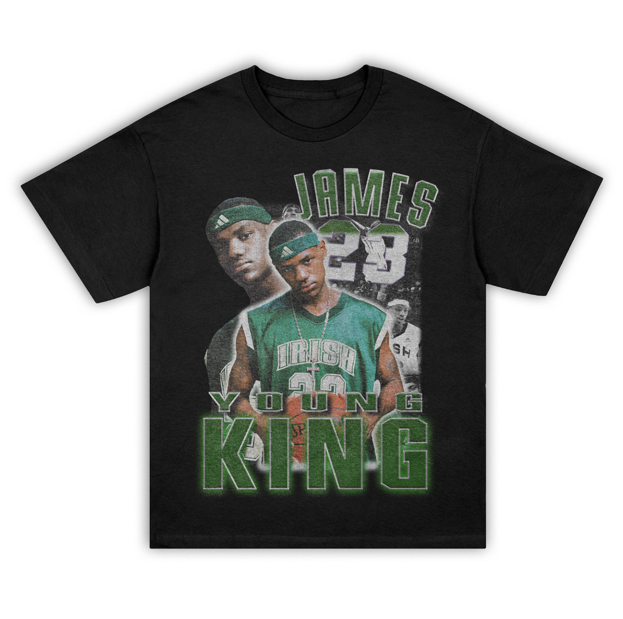 "KID FROM AKRON" THROWBACK TEE