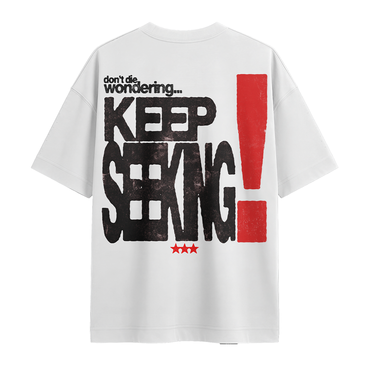 KEEP SEEKING S01 TEE