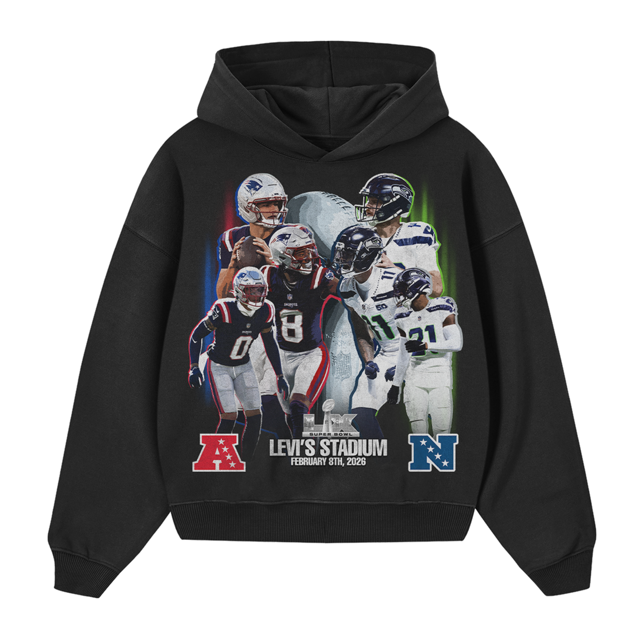 "PATS V. SEAHAWKS" 2026 - HOODIE