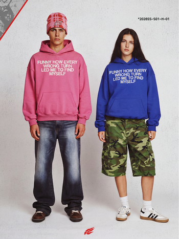 WRONG TURN HOODIE - BLOOM