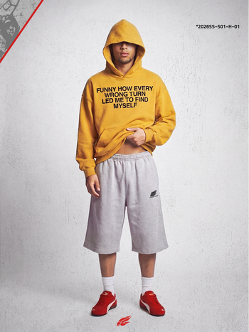 WRONG TURN HOODIE - CANARY