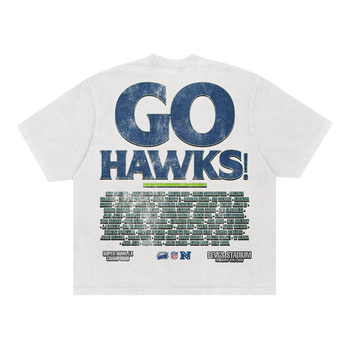 "GO HAWKS" CHAMPS TEE