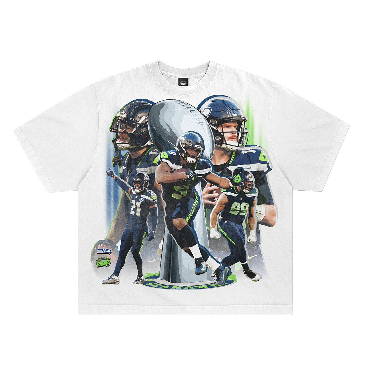 "GO HAWKS" CHAMPS TEE