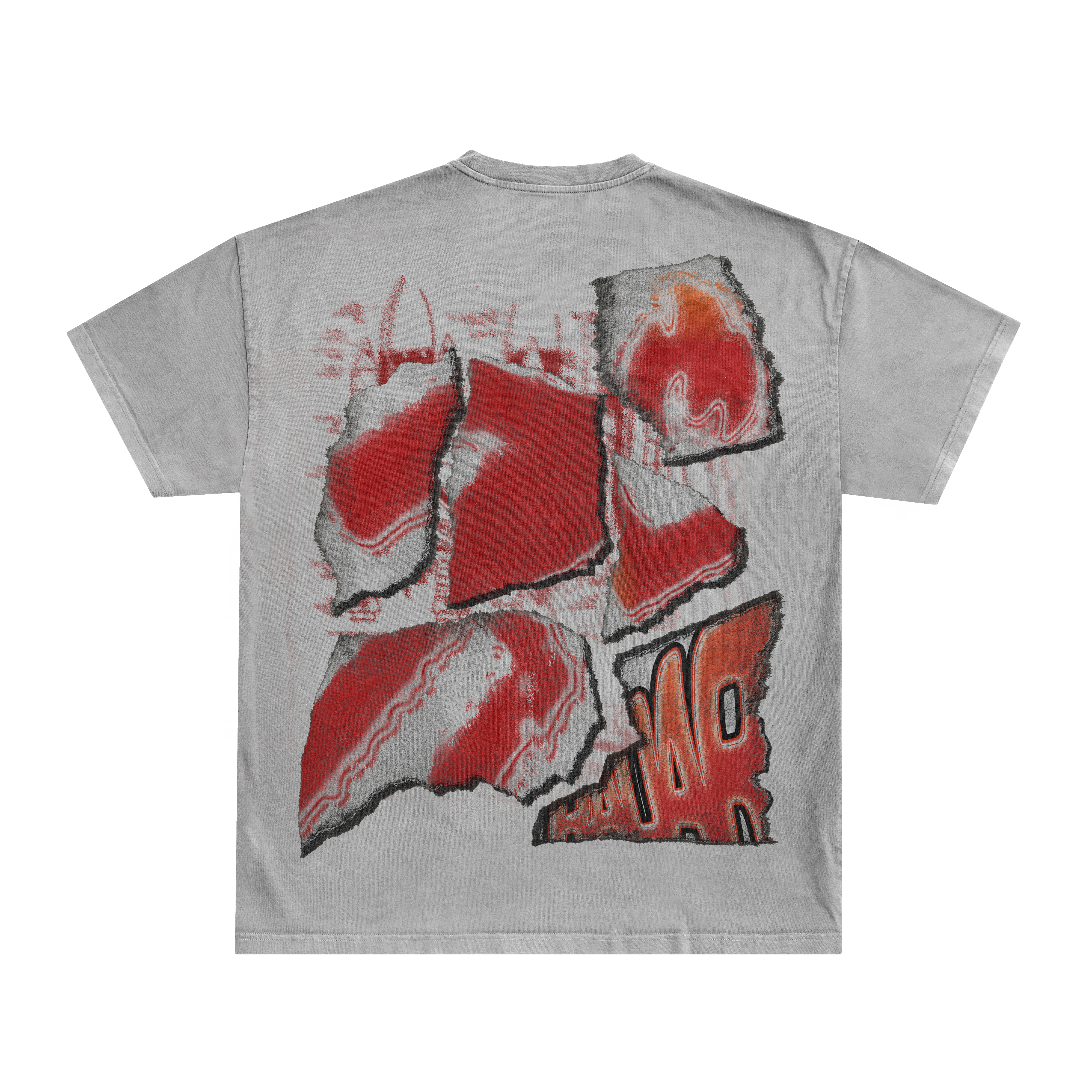 UNDER THE RADAR TEE V3 - "FLAME RED"