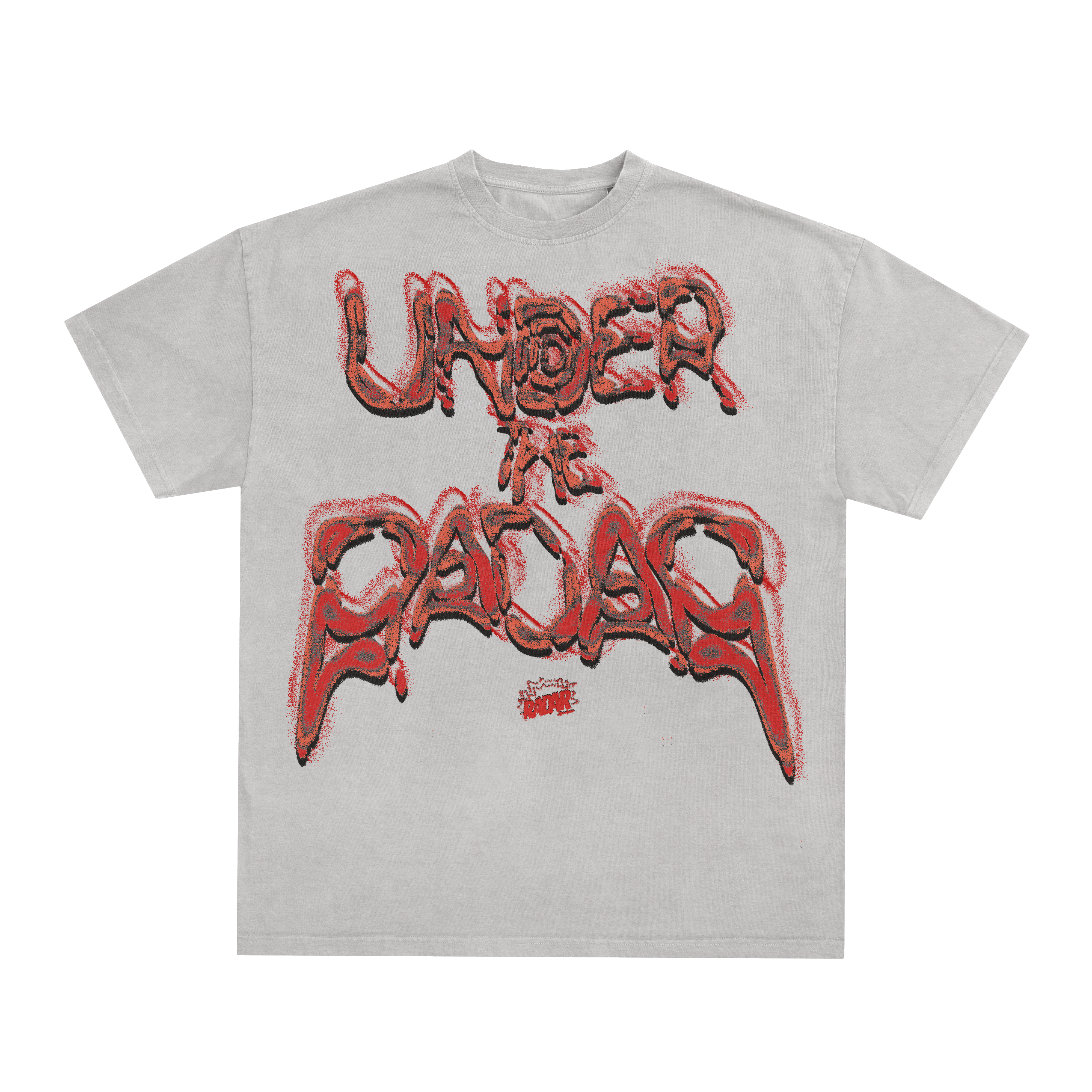 UNDER THE RADAR TEE V3 - "FLAME RED"