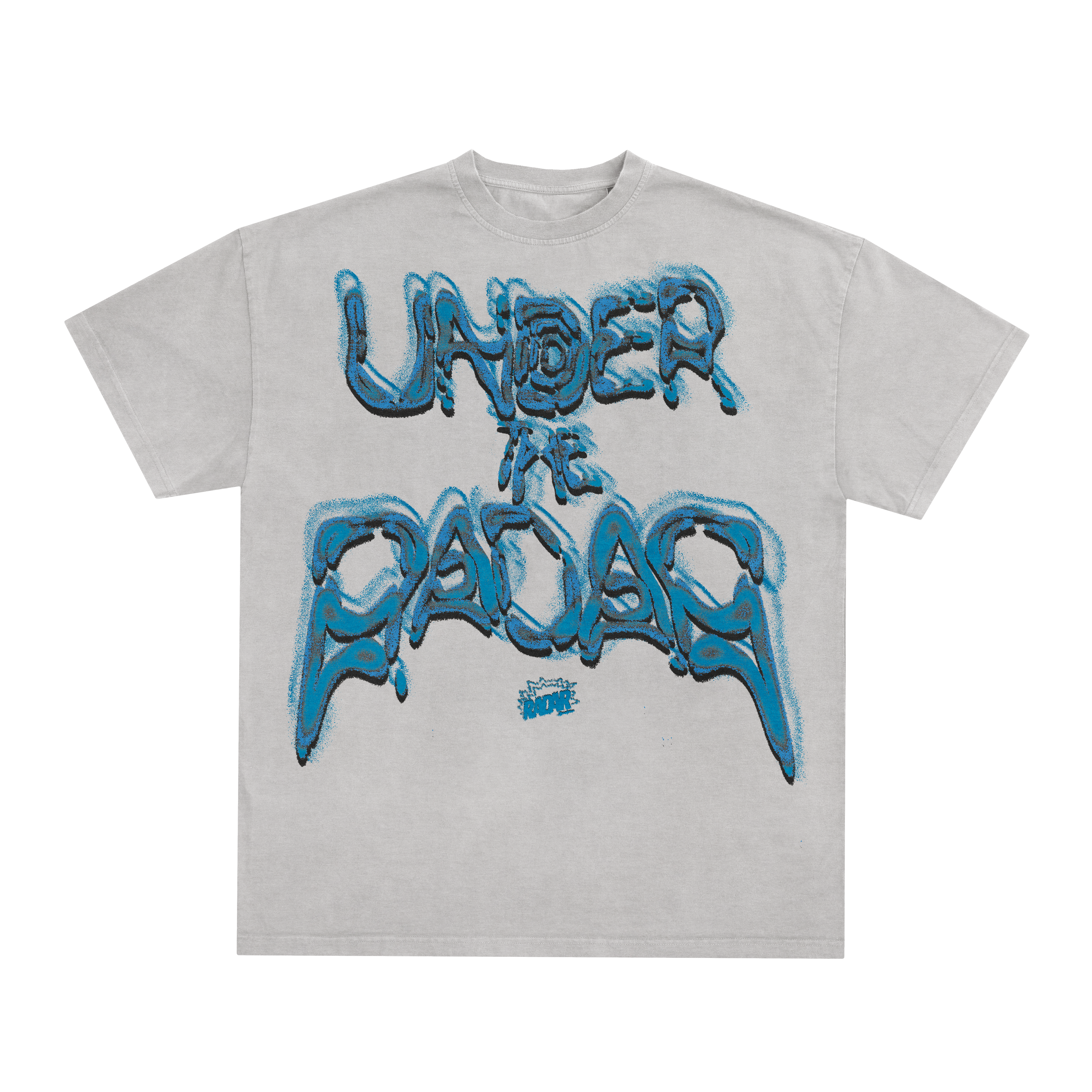 UNDER THE RADAR TEE V3 - "VORTEX BLUE"