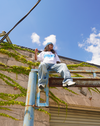 SEEKER SUMMER TEE - BLUE/PURPLE