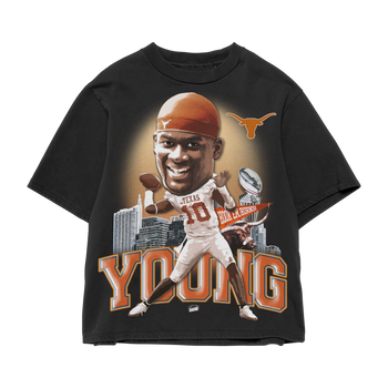 VINCE YOUNG - BIG HEAD LONGHORNS TEE