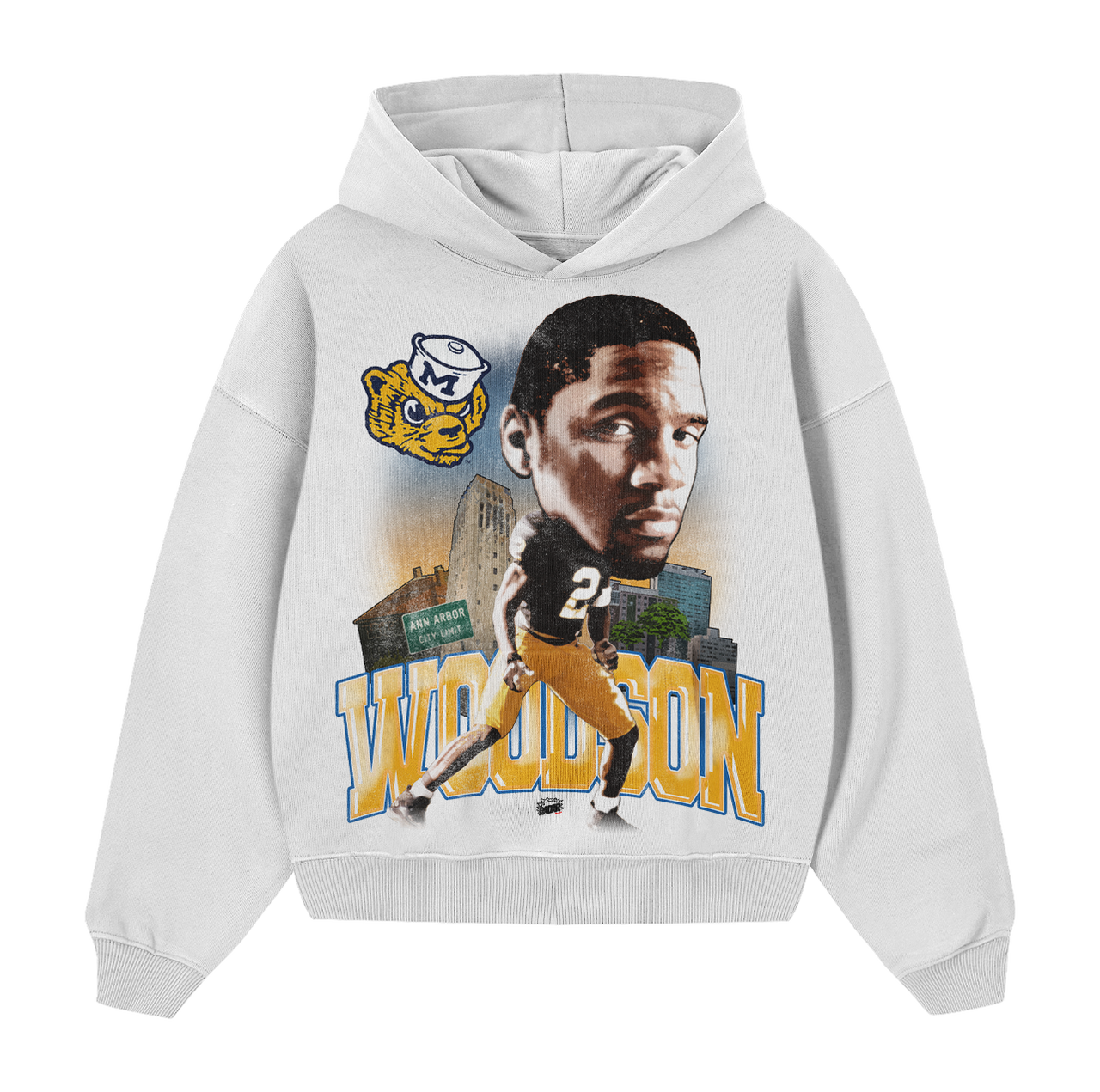 WOODSON - BIG HEAD WOLVERINES HOODIE