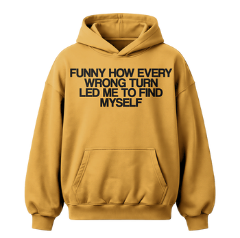 WRONG TURN HOODIE - CANARY