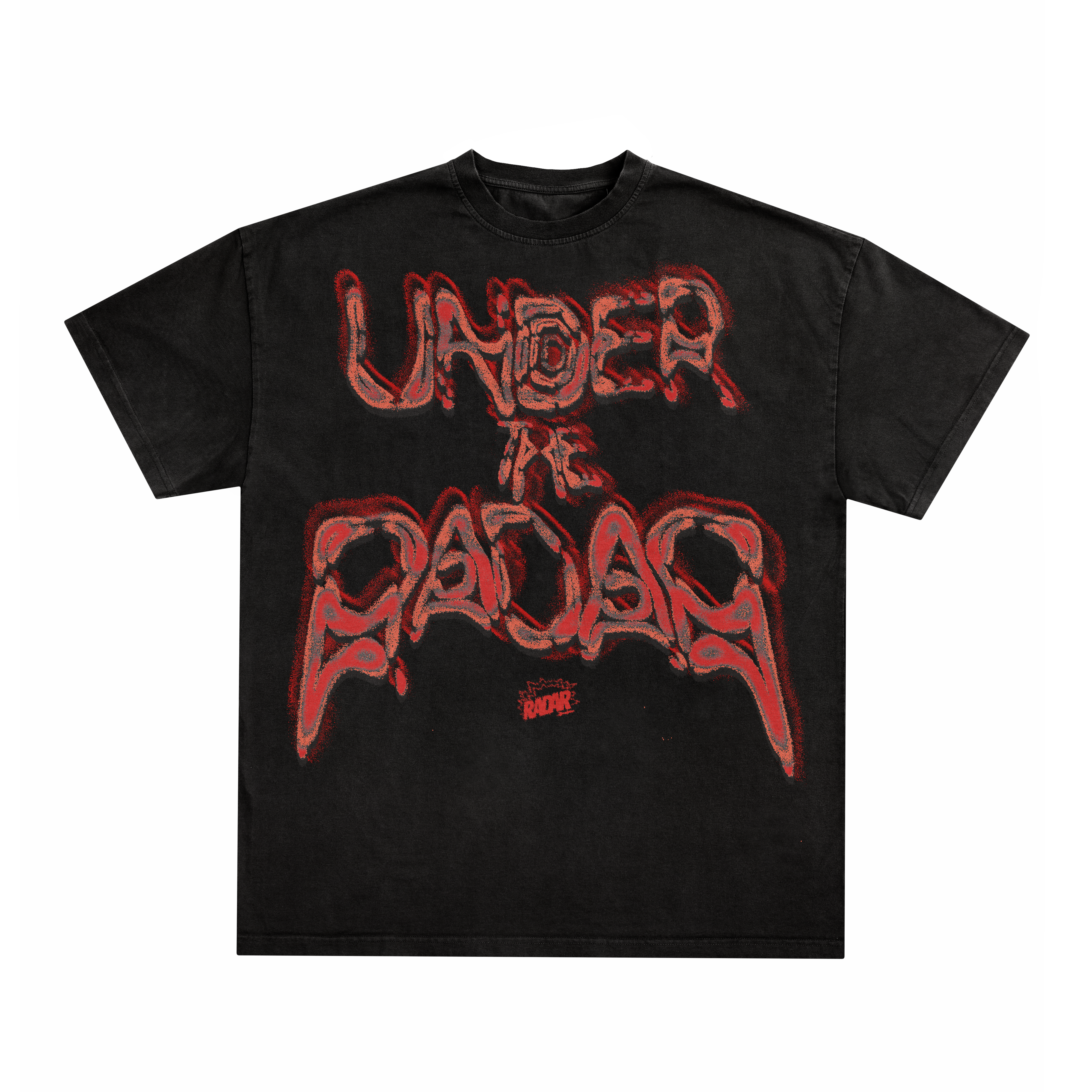 UNDER THE RADAR TEE V3 - "FLAME RED"