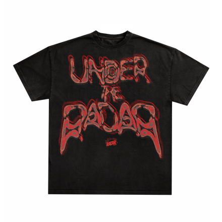 UNDER THE RADAR TEE V3 - "FLAME RED"