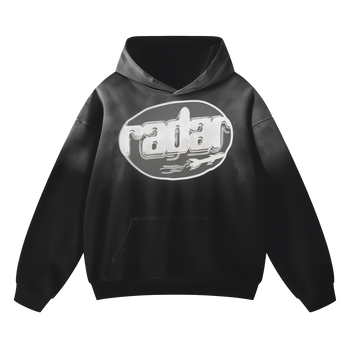 "ECLIPSE HOODIE" - WASHED BLACK