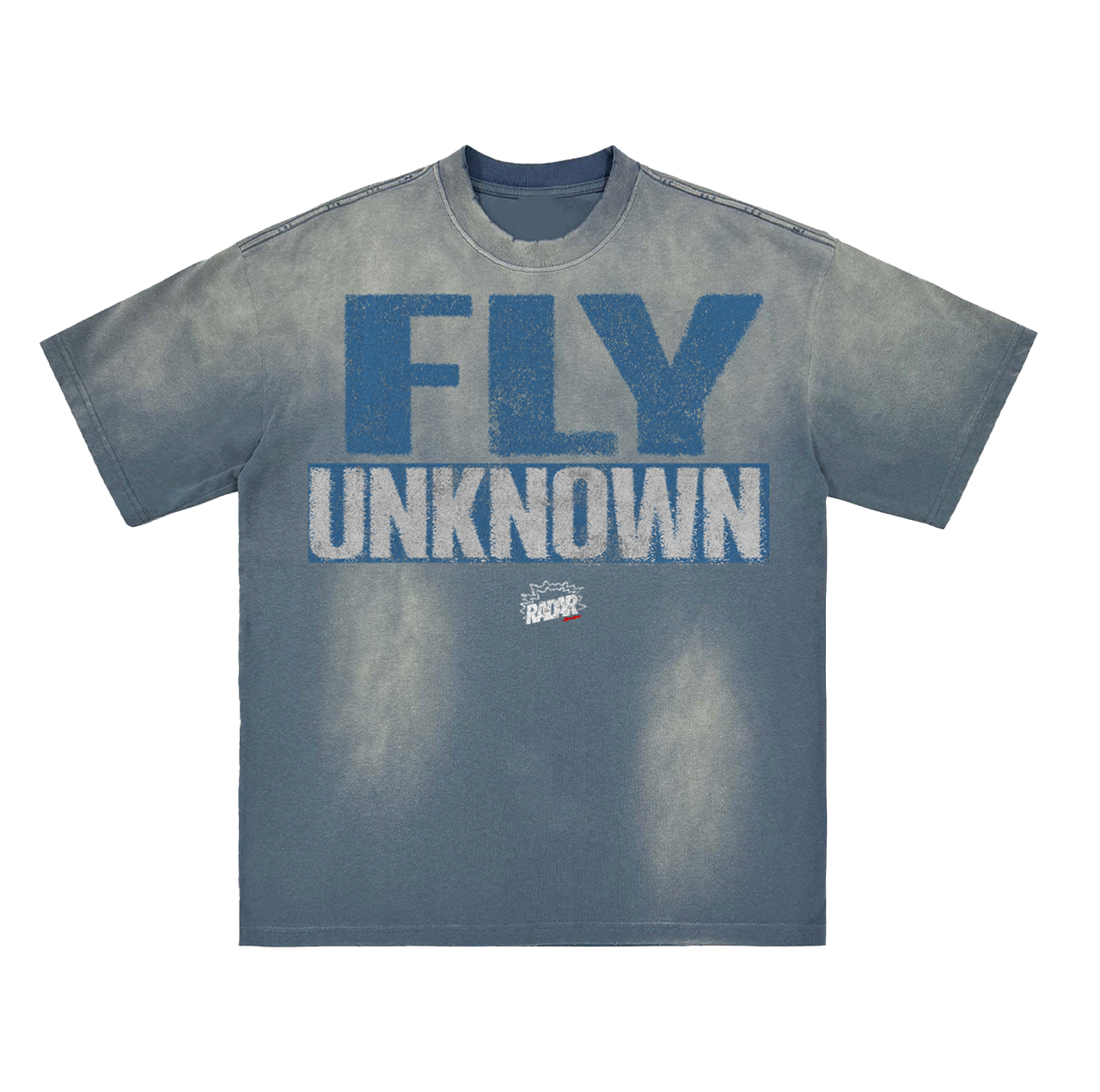 FLY UNKNOWN TEE - WASHED BLUE