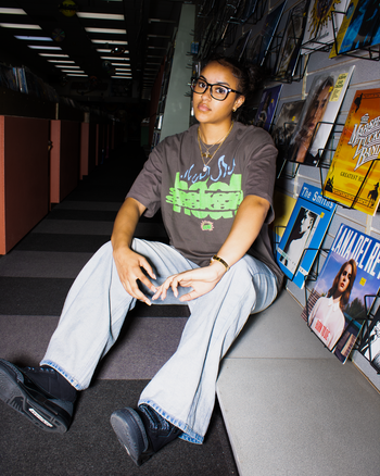 SEEKER SUMMER TEE -GREEN/BLUE