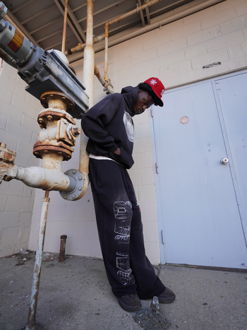 "DISTORTED SIGNAL" SWEATPANTS