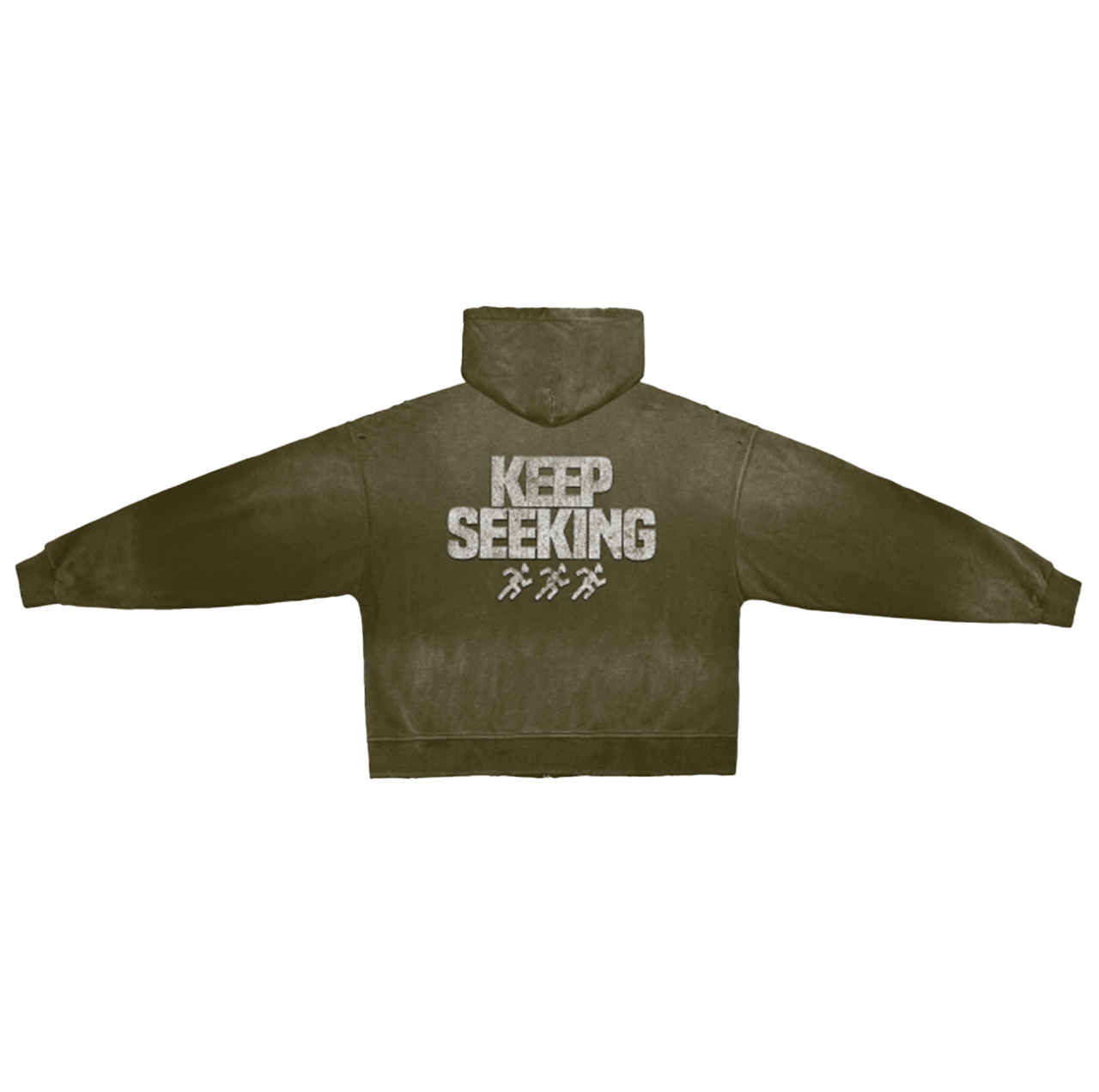 CLOTHING CLUB ESSENTIAL ZIP HOODIE - GREEN
