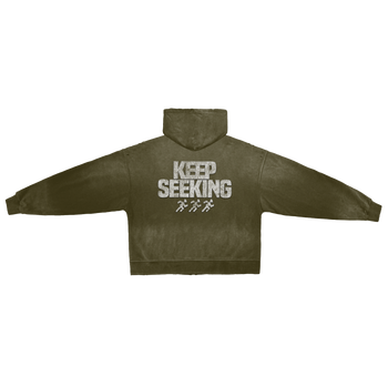 CLOTHING CLUB ESSENTIAL ZIP HOODIE - GREEN