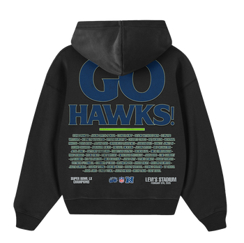 "GO HAWKS" CHAMPS HOODIE